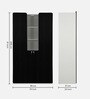Oscar 2 Door Wardrobe In White & Wenge Finish