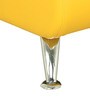 Oscar 1 Seater Sofa with Cushion in Yellow Colour