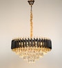 Modena Black Crystal Empire Chandelier
