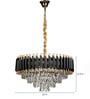 Modena Black Crystal Empire Chandelier