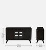 Osip Mango Wood Bar Cabinet In American Walnut Finish