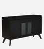 Osip Mango Wood Bar Cabinet In American Walnut Finish