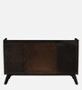 Osip Mango Wood Bar Cabinet In American Walnut Finish