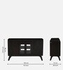 Osip Mango Wood Bar Cabinet In American Walnut Finish