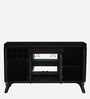 Osip Mango Wood Bar Cabinet In American Walnut Finish