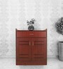 Oslo Shoe Cabinet in Rose Wood Finish
