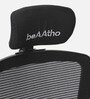 Oslo Breathable Mesh Ergonomic Chair in Black colour with Headrest