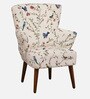Oslo Fabric Wing Chair In Multicolour