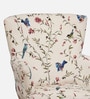 Oslo Fabric Wing Chair In Multicolour