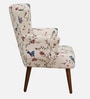 Oslo Fabric Wing Chair In Multicolour