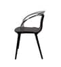 Oslo Molded  Armless Chair In Black Colour