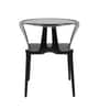 Oslo Molded  Armless Chair In Black Colour