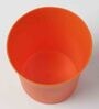 Plastic Orange Desk Pot