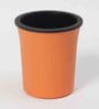 Plastic Orange Desk Pot