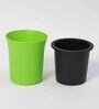 Plastic Green Desk Pots