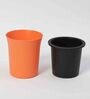 Plastic Orange Desk Pot