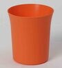 Plastic Orange Desk Pot