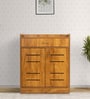 Oslo Shoe Cabinet in Tan Matte Finish