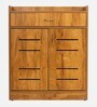 Oslo Shoe Cabinet in Tan Matte Finish