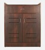 Oslo Shoe Cabinet in Walnut Finish