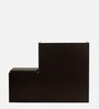 Oslo Shoe Rack with Seating in Wenge Matte Finish