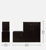 Molde Shoe Rack with Seating in Wenge Matte Finish