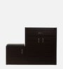 Molde Shoe Rack with Seating in Wenge Matte Finish