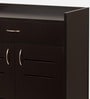Molde Shoe Rack with Seating in Wenge Matte Finish
