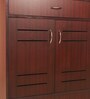 Oslo Shoe Cabinet in Rose Wood Finish