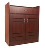 Oslo Shoe Cabinet in Rose Wood Finish