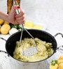 Oslo Stainless Steel Silver 1 Piece Masher