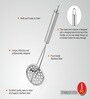 Oslo Stainless Steel Silver 1 Piece Masher