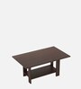 Osnale Rectangular Shape Coffee Table in Wenge Finish