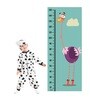 Ostrich Cartoon in Multicolour Height Chart
