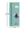 Ostrich Cartoon in Multicolour Height Chart