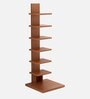 Osvil Book Shelf in Walnut Finish