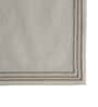 White & Gold 6x 6 Inches Cotton Striped Border (Set of 6) Napkins