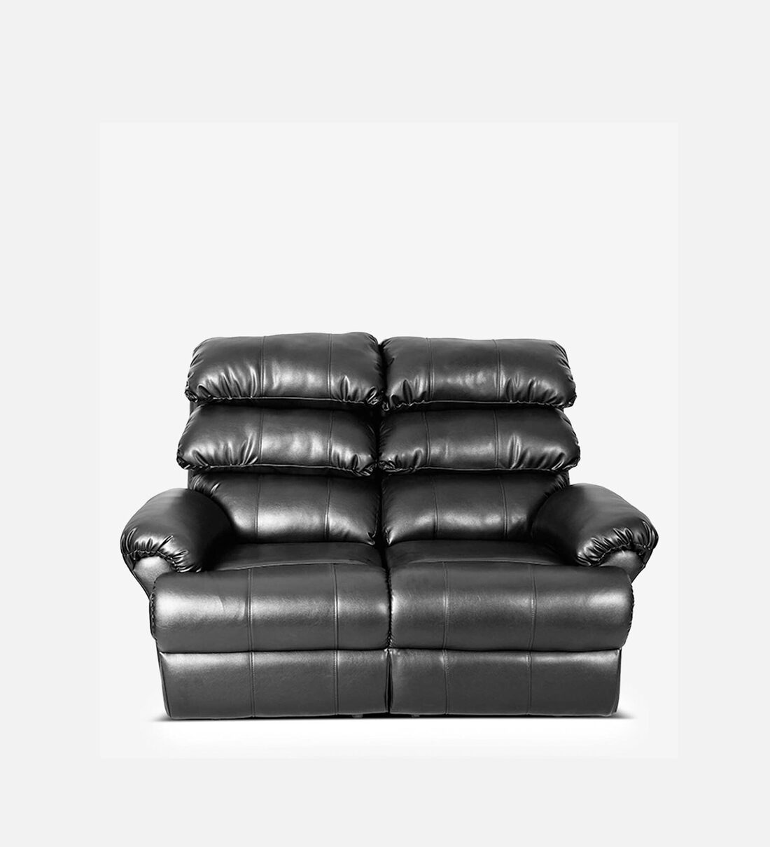 Buy Otium Leatherette Manual 2 Seater Recliner In Black Colour at 17