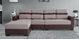 Ottawa 3 Seater RHS Sectional Sofa in Beige & Brown Colour