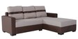 Ottawa 2 Seater LHS Sectional Sofa in Beige & Brown Colour