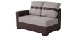 Ottawa 2 Seater LHS Sectional Sofa in Beige & Brown Colour