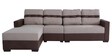 Ottawa 3 Seater RHS Sectional Sofa in Beige & Brown Colour