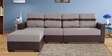 Ottawa 3 Seater RHS Sectional Sofa in Beige & Brown Colour