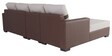 Ottawa 3 Seater RHS Sectional Sofa in Beige & Brown Colour