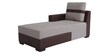 Ottawa 3 Seater RHS Sectional Sofa in Beige & Brown Colour