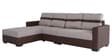 Ottawa 3 Seater RHS Sectional Sofa in Beige & Brown Colour