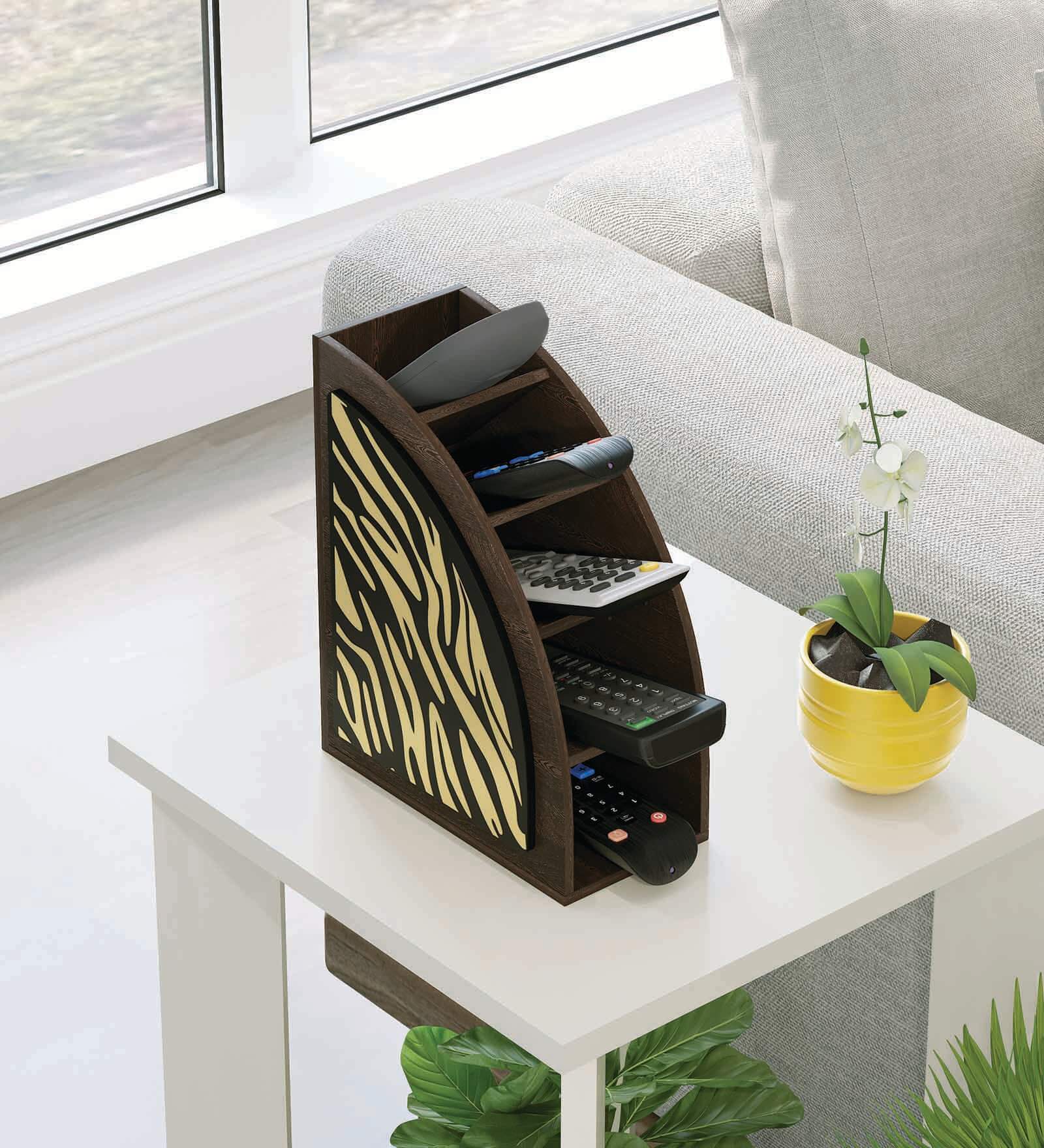 Otto Engineered Wood Multicompartment Remote Stand