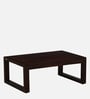 Otek Sheesham Wood Coffee Table In Scratch Resistant Walnut Finish