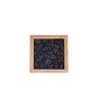 Otir Black  Blended Silk 4 Pcs Coasters