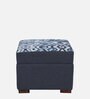 Otis Fabric Lounge Chair in Grey Colour with Ottoman